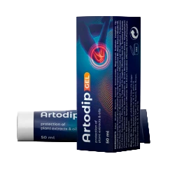Artodip gel — вид тюбика 50 мл для массажа суставов